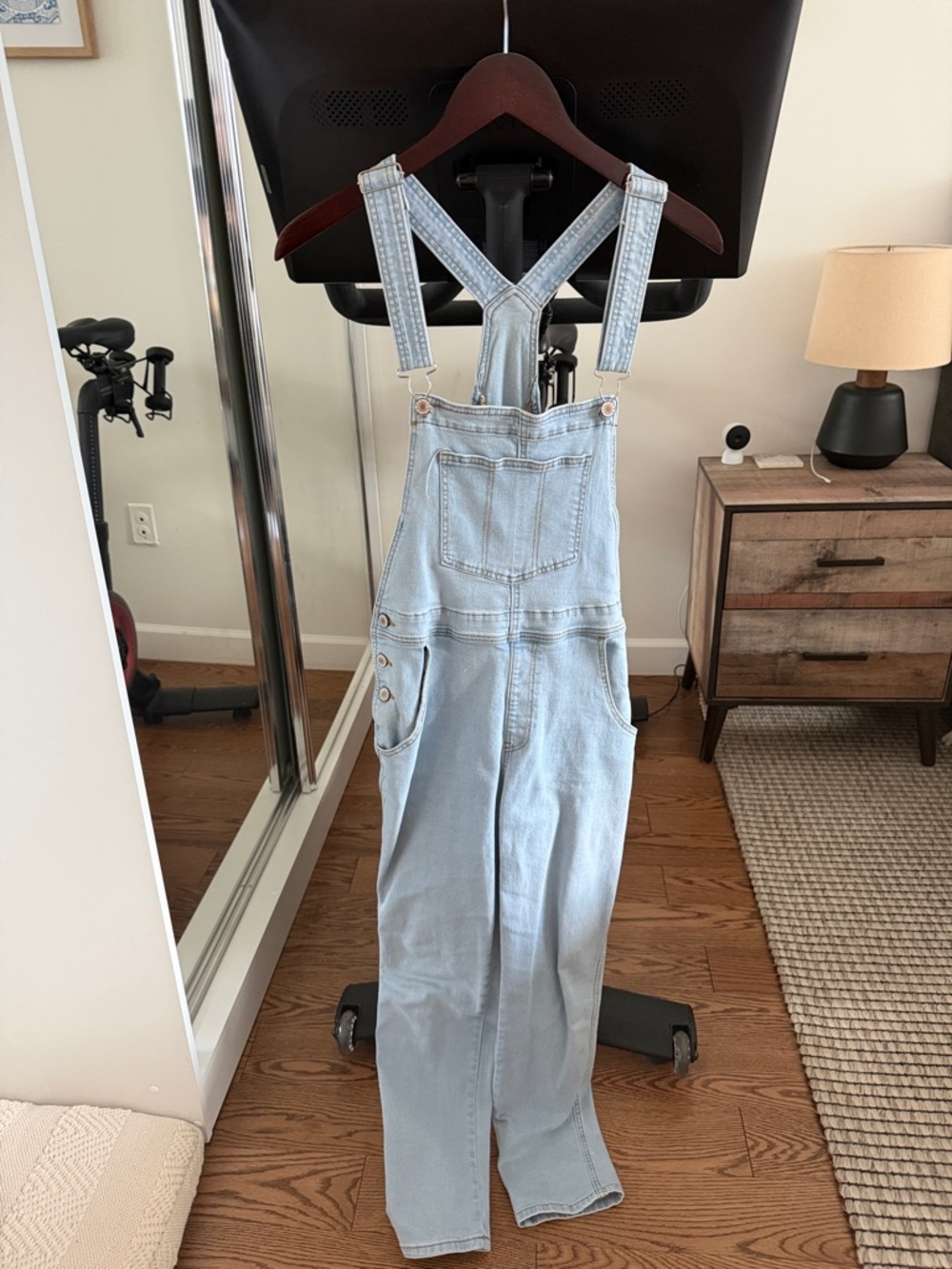 Light Wash Denim Overalls